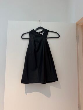 Milly Black Sleeveless Halter Top